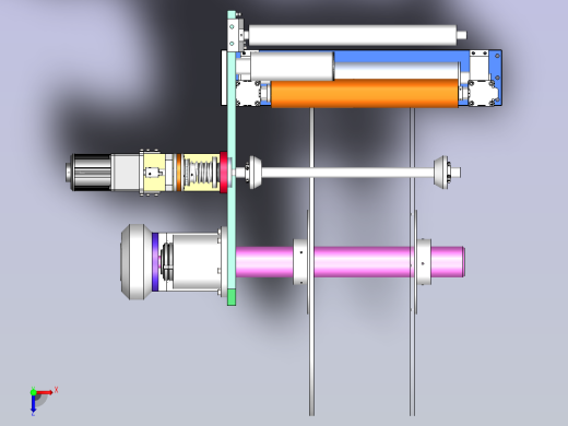 卷料收卷机构 1726683==wb70俯视缩略图