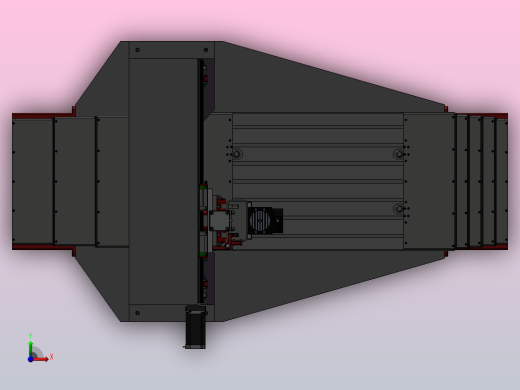 165-雕刻机（床身是铸件）前视缩略图
