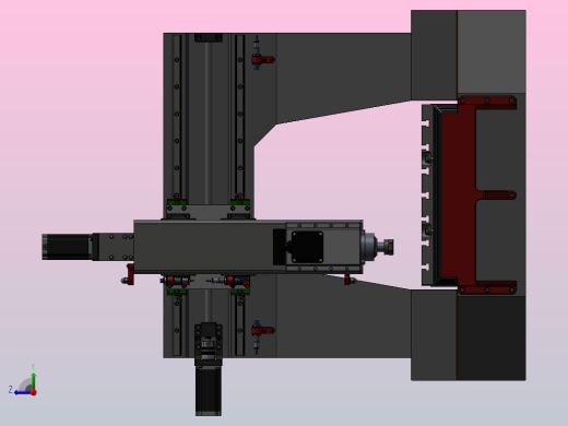 165-雕刻机（床身是铸件）右视缩略图