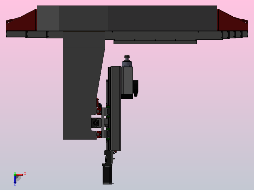 165-雕刻机（床身是铸件）俯视缩略图