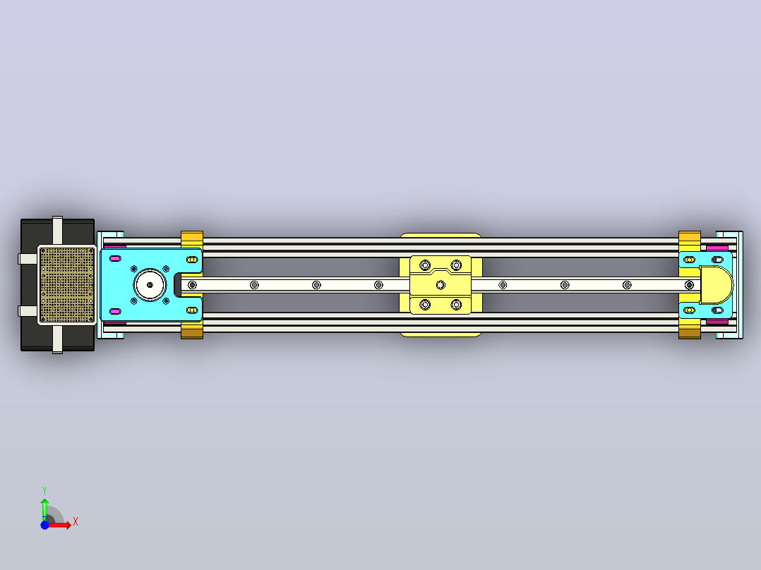 CircuitPython相机滑块前视图