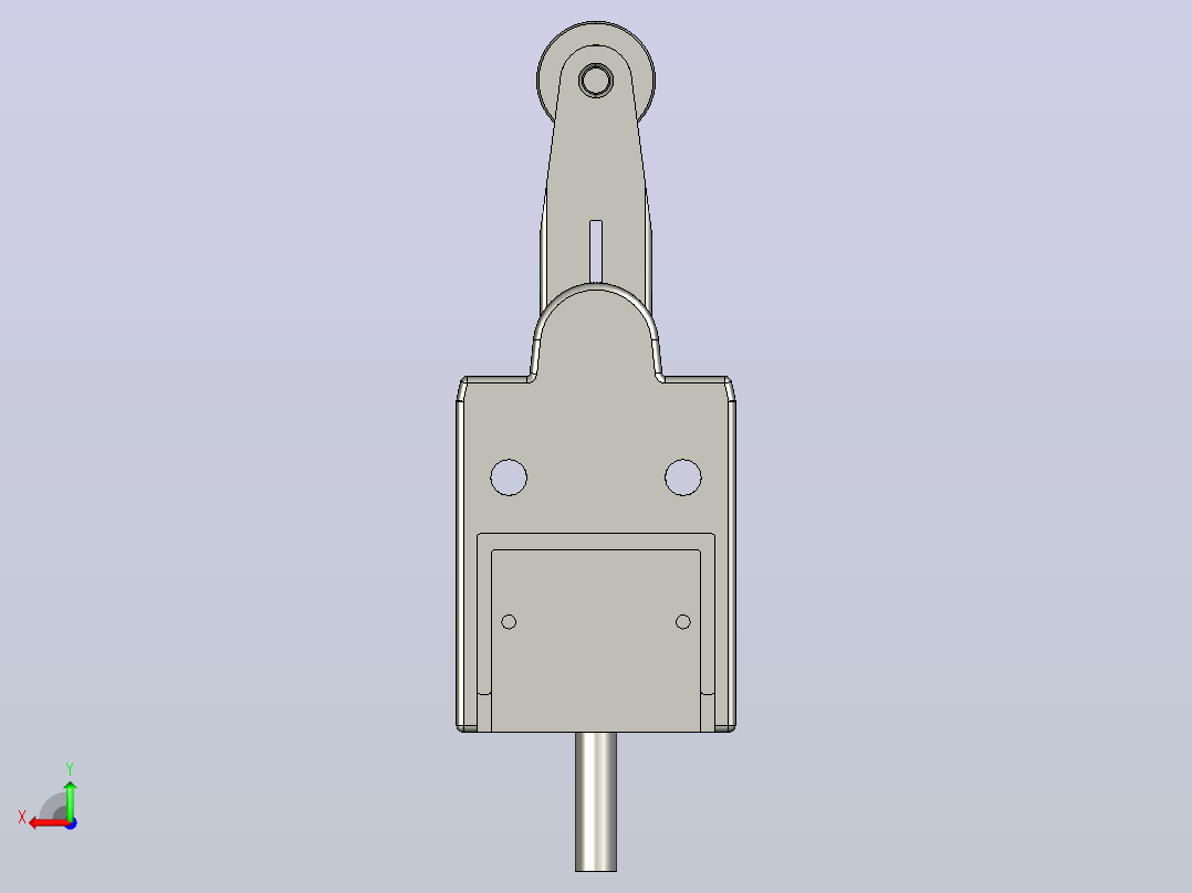 行程开关传感器TZ-3104后视图