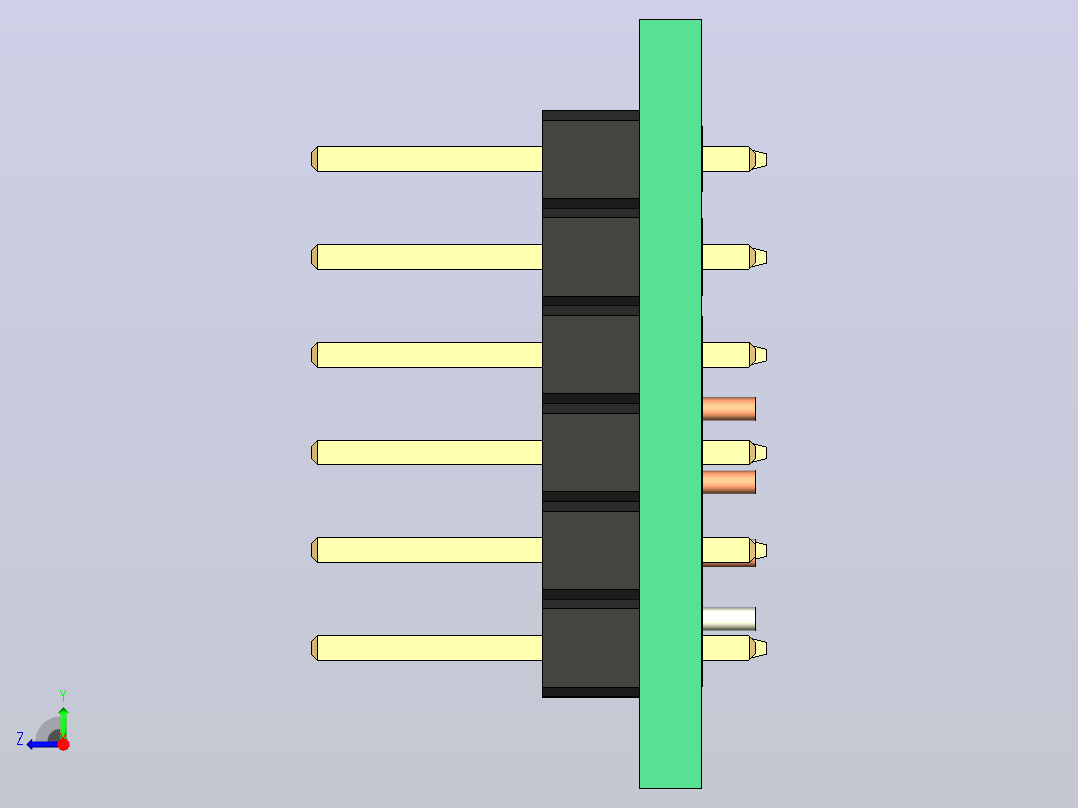 插头连接器5VoltDivider右视图
