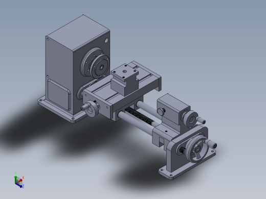 切削设备mini-lathe-11831-模型格式为 sw主视缩略图