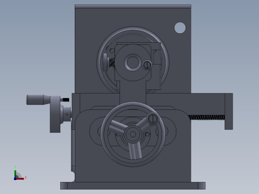 切削设备mini-lathe-11831-模型格式为 sw前视缩略图