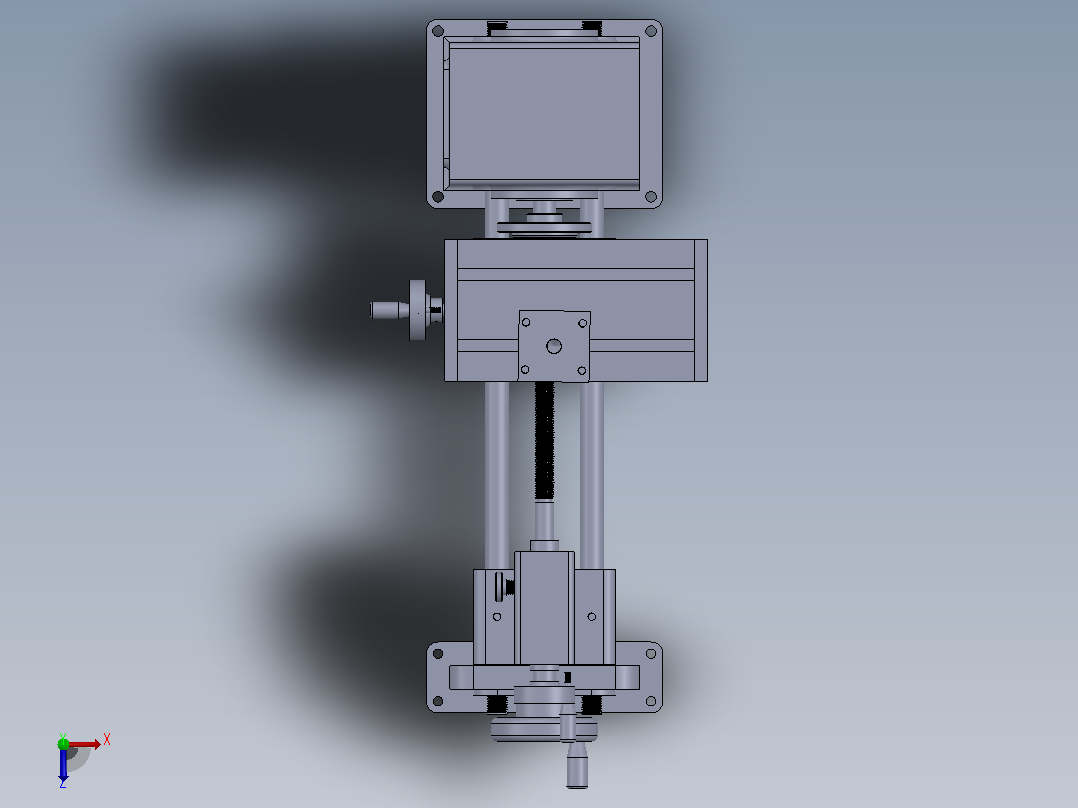 切削设备mini-lathe-11831-模型格式为 sw俯视图