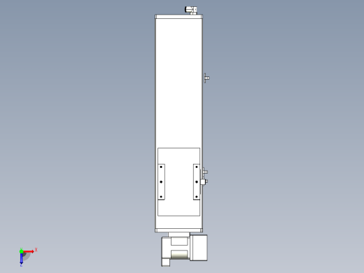 MCB14无尘皮带滑台[MCB14-L40-300-RU-P20-C3]俯视缩略图