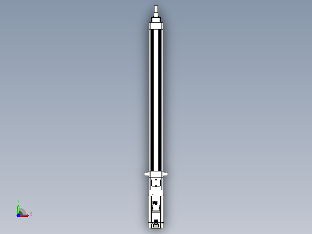 轻载电动缸TPA-ESR40-1210C-L450-M-TC-W-P40-C3前视图