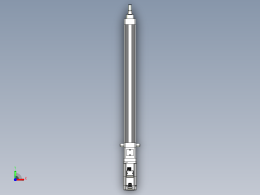 轻载电动缸TPA-ESR40-1210C-L450-M-TC-W-P40-C3前视缩略图