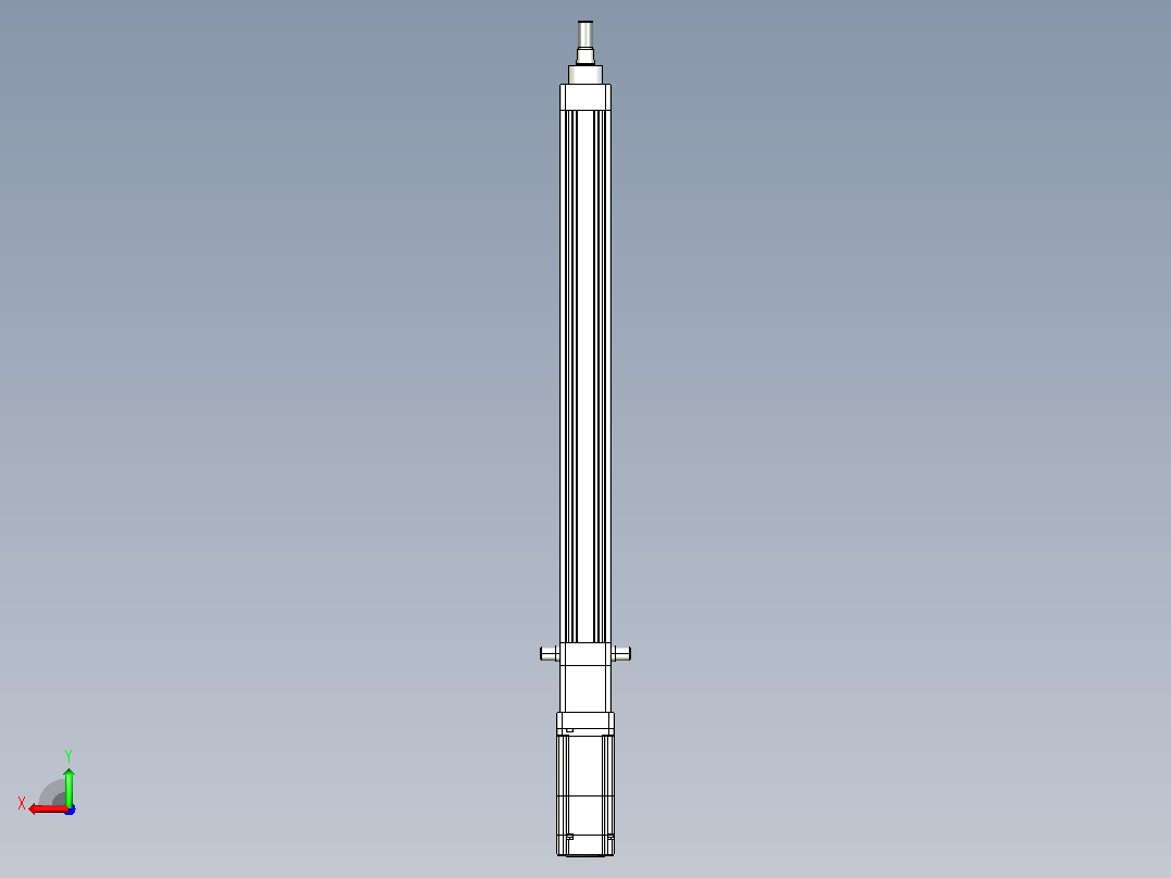 轻载电动缸TPA-ESR40-1210C-L450-M-TC-W-P40-C3后视图