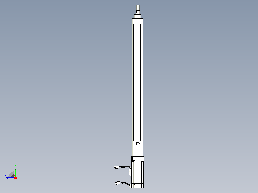 轻载电动缸TPA-ESR40-1210C-L450-M-TC-W-P40-C3右视图
