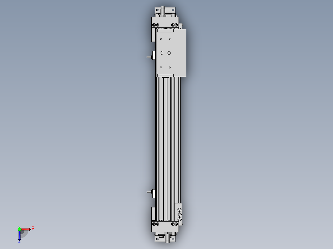 90°旋转移动机构俯视图
