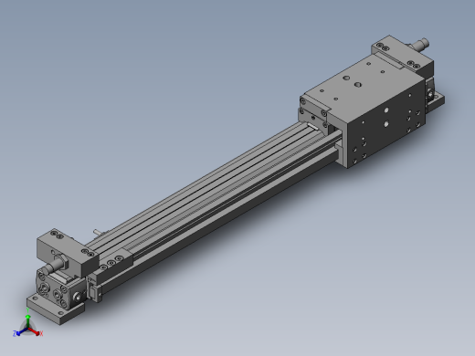 90°旋转移动机构正等轴测缩略图