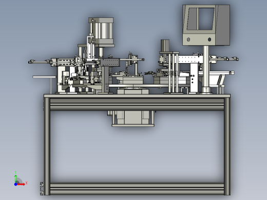 手机充电器插头组装机前视缩略图