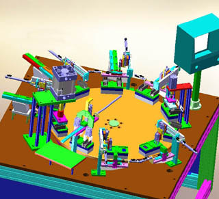 手机充电器插头组装机缩略图