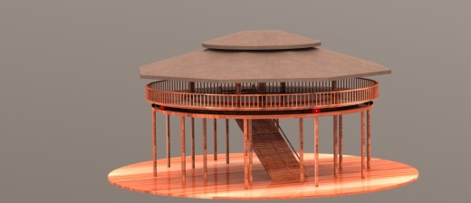TERAS圆顶楼餐厅模型3D图纸 Solidworks设计缩略图