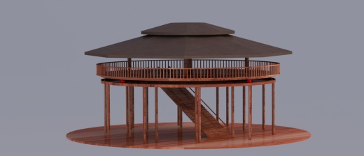 TERAS圆顶楼餐厅模型3D图纸 Solidworks设计缩略图
