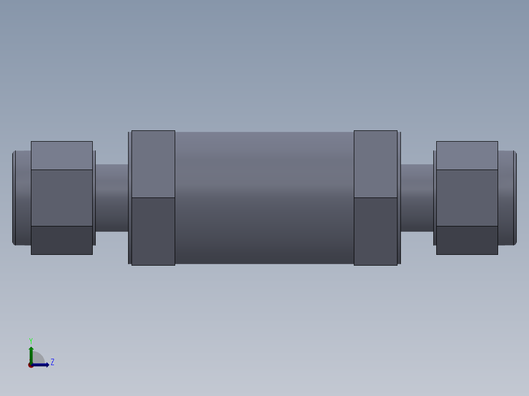 FITOKφ8单向阀左视图