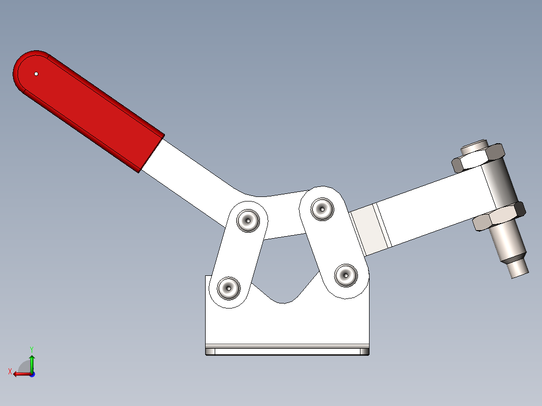 快速夹钳后视图
