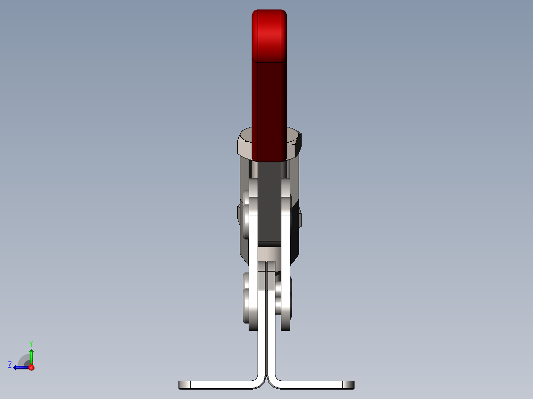 快速夹钳右视图