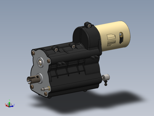 (田宫拖头)齿轮箱图纸