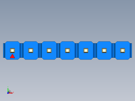 彩色公头100mil（2.54mm）系列-DS1021_blue_1x07p_100mil_Type43_rev1.0前视缩略图