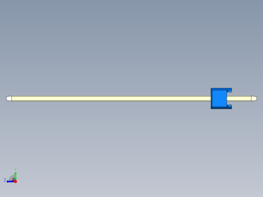 彩色公头100mil（2.54mm）系列-DS1021_blue_1x07p_100mil_Type43_rev1.0右视缩略图