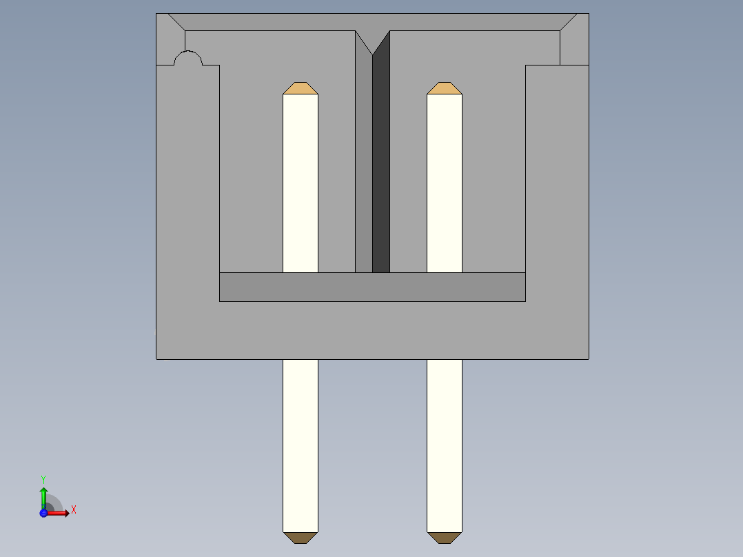 JST-B2B-EH-A.SLDPRT前视图