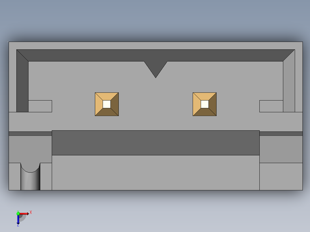 JST-B2B-EH-A.SLDPRT俯视图