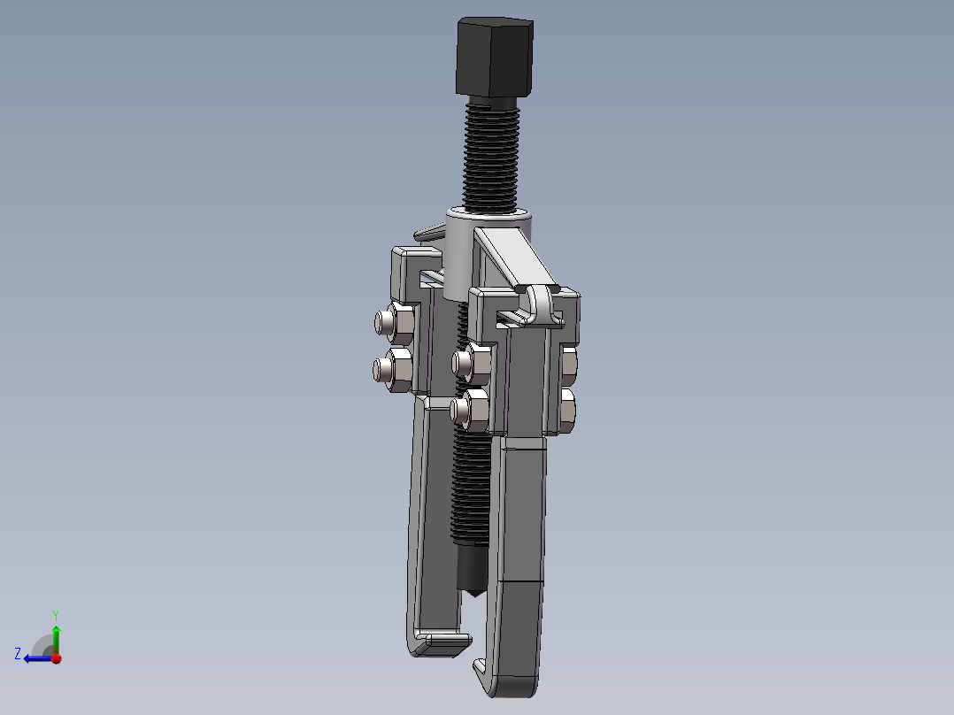 两爪拉马右视图