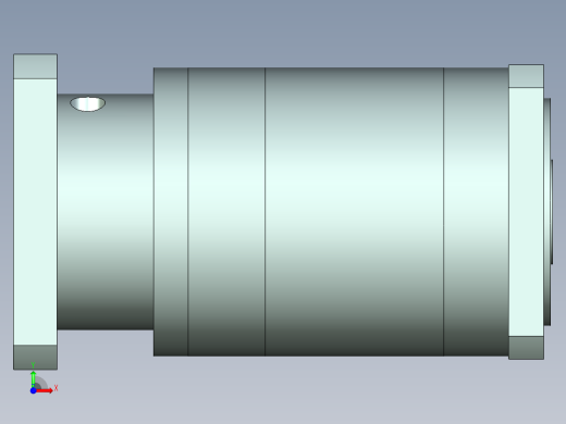 直齿孔PLF160-L3-LC 35-114.3-200-M12.stp前视缩略图