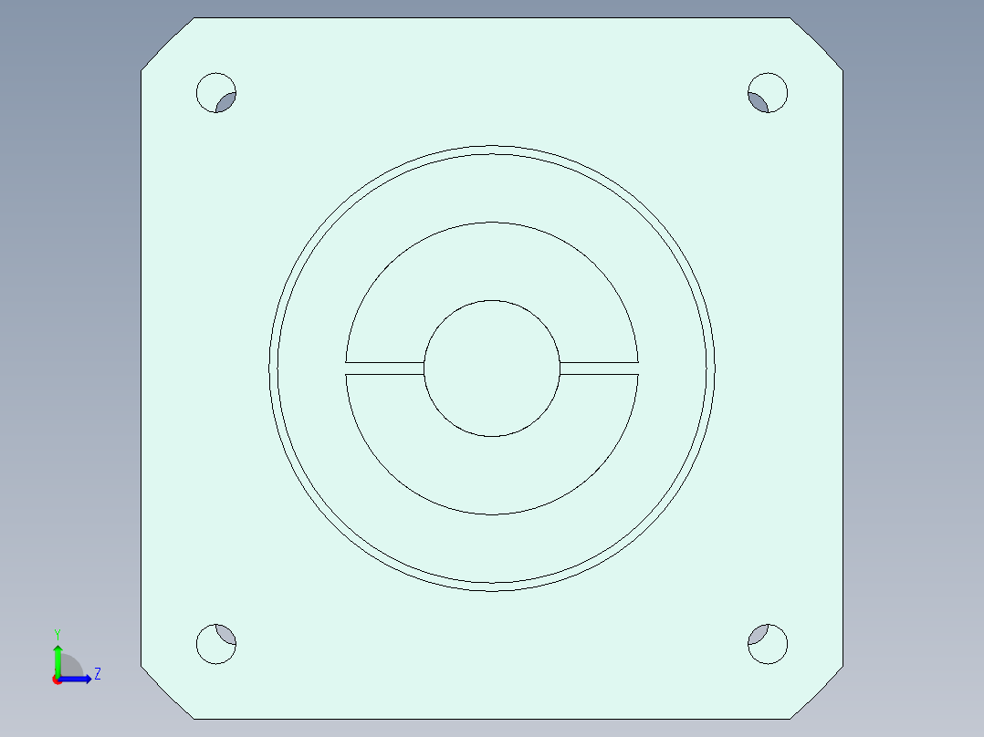 直齿孔PLF160-L3-LC 35-114.3-200-M12.stp左视图