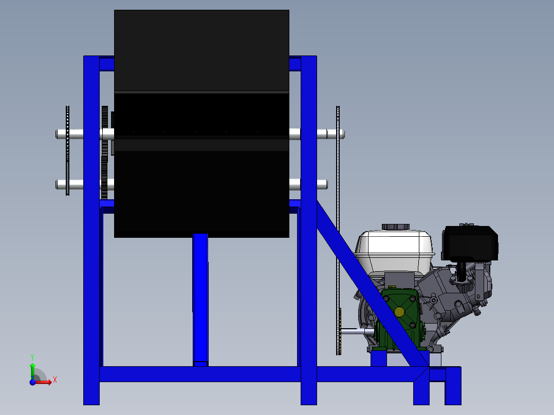 椰子去皮机coconut-peeling-machine-SW前视图