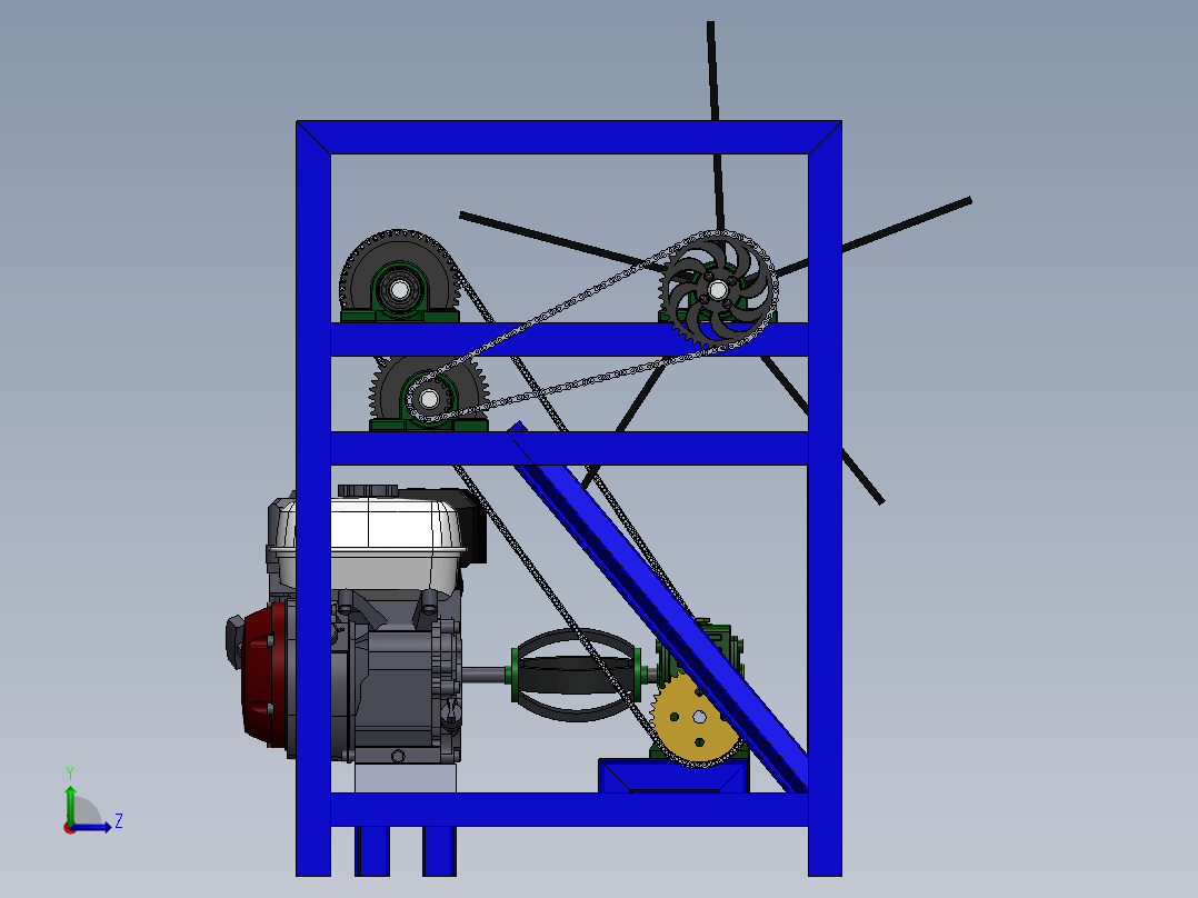 椰子去皮机coconut-peeling-machine-SW左视图
