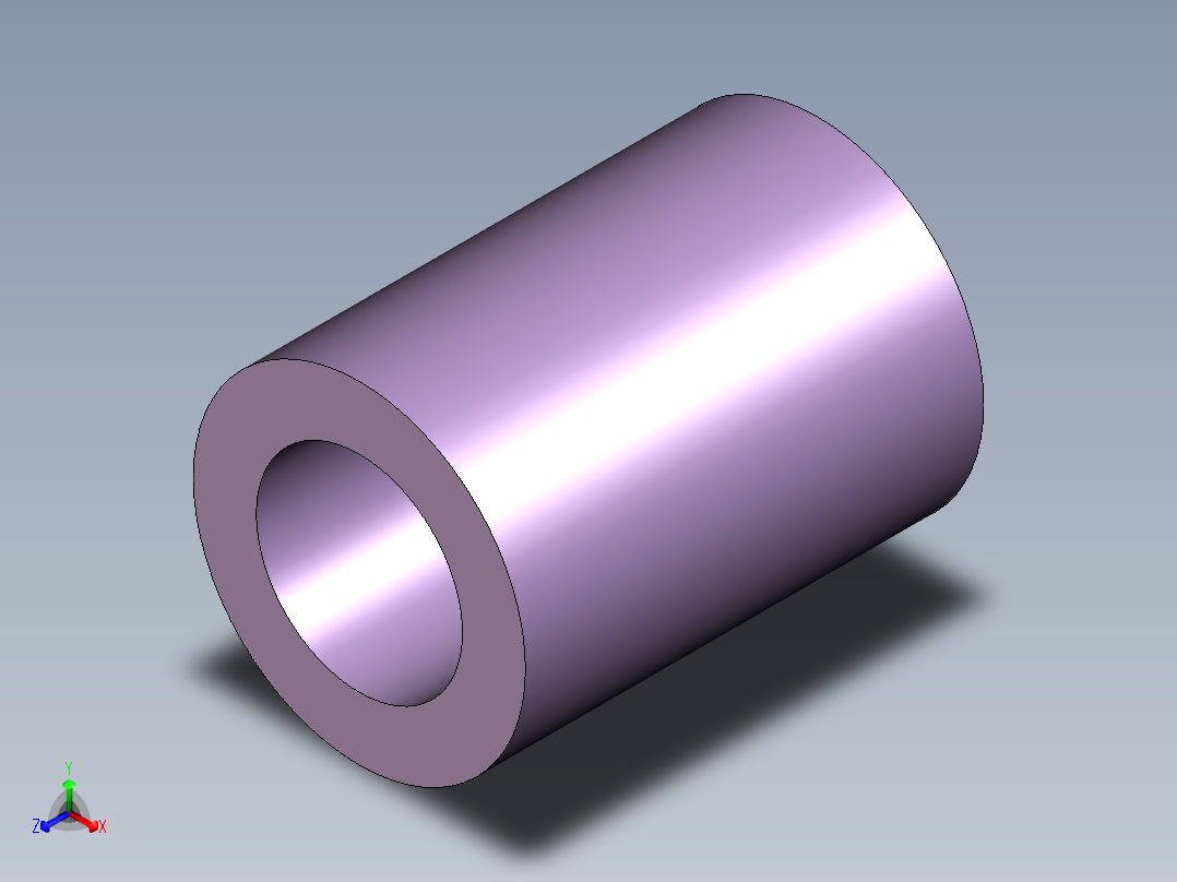 大壓縮量中荷重彈簧(扁線)(紫色)TY-3D多系列多零件图纸模型正等轴测图