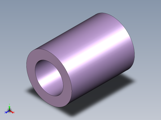 大壓縮量中荷重彈簧(扁線)(紫色)TY-3D多系列多零件图纸模型正等轴测缩略图