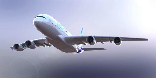 F 空客A380飞机模型 机械设计图纸资料 3D模型 缩略图