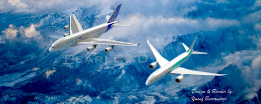 F 空客A380飞机模型 机械设计图纸资料 3D模型 缩略图
