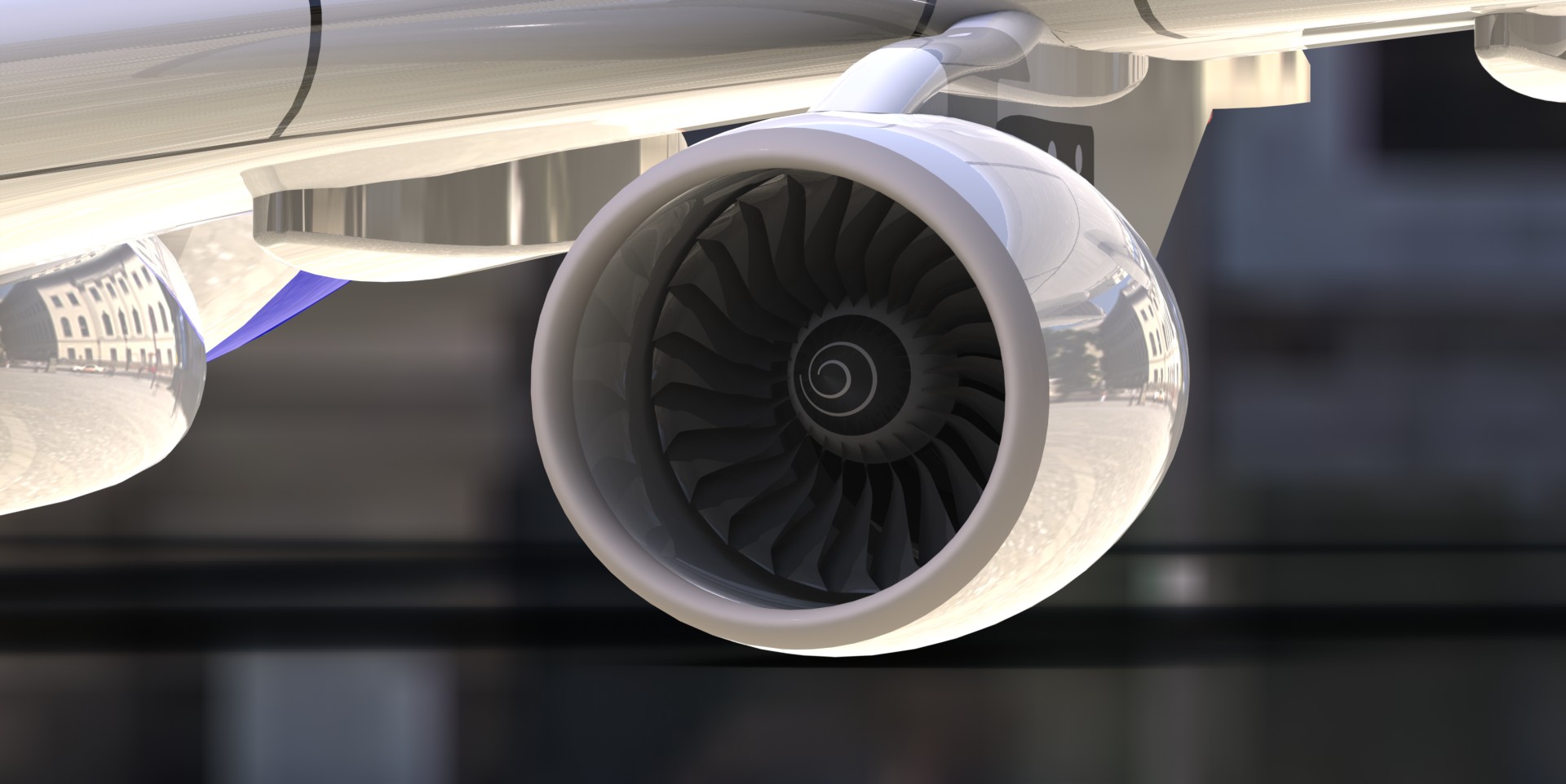 F 空客A380飞机模型 机械设计图纸资料 3D模型 