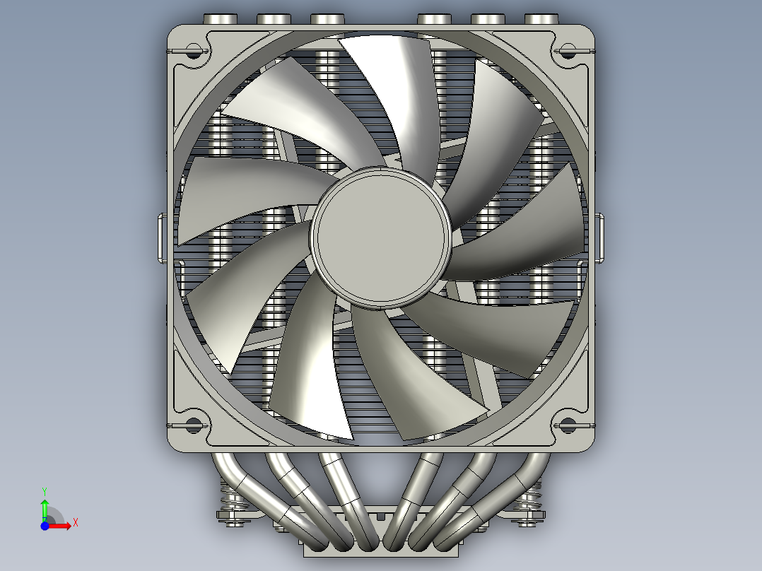 ID-冷却 SE - 206 - XT前视图