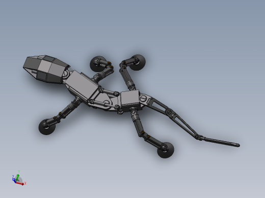 仿生壁虎爬行机器人SW2018+说明书