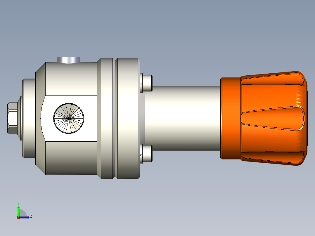 弹簧压力调节器左视图
