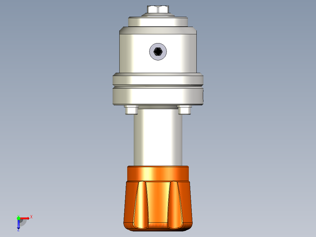 弹簧压力调节器俯视图