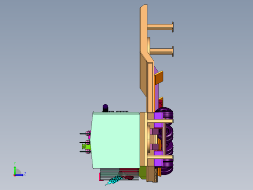 移动式箱式变电站左视缩略图