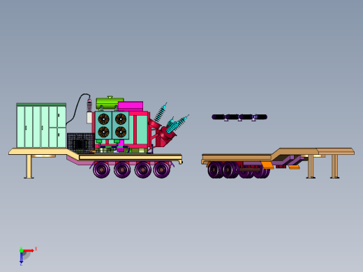 移动式箱式变电站俯视缩略图