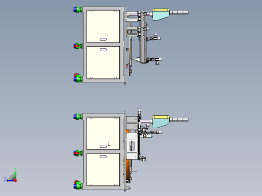 自动锁螺丝机左旋式量产机右视缩略图
