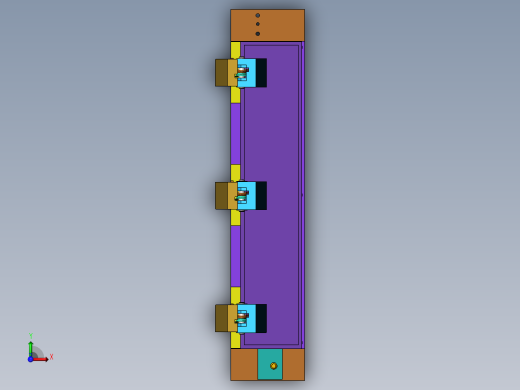 长尺寸工件固定夹具俯视缩略图