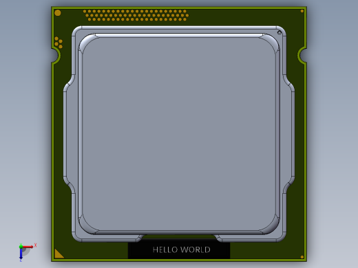 英特尔cpu - lga1150 i7 - 4790 k俯视缩略图