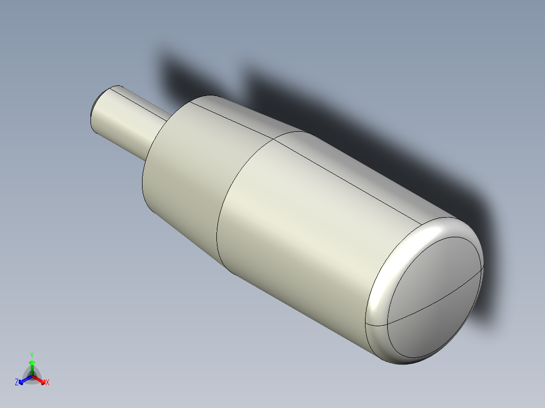 把手(迴轉)I.601+x-3D多系列多零件图纸模型