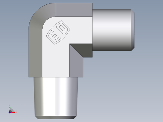 卡套式工业通用硬管接头EO_Male_stud_elbow_WE04LLM71X前视缩略图